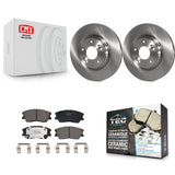 Front Brake Rotors Ceramic Pad Kit For 2020-2022 Kia Soul 1.6L with Turbocharged