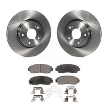 Charger l&#39;image dans la galerie, Front Disc Brake Rotors And Ceramic Pads Kit For Honda CR-V