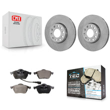 Charger l'image dans la galerie, Front Disc Brake Rotors And Ceramic Pads Kit For Audi A6 Quattro 100