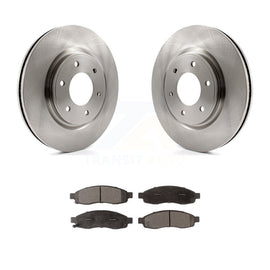 [Front] 2007 Nissan TITAN From 04 07 Premium OE Brake Rotors & Ceramic Pads Kit For Max Braking