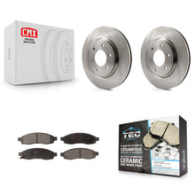 Charger l'image dans la galerie, [Front] 2007 Nissan TITAN From 04 07 Premium OE Brake Rotors &amp; Ceramic Pads Kit For Max Braking