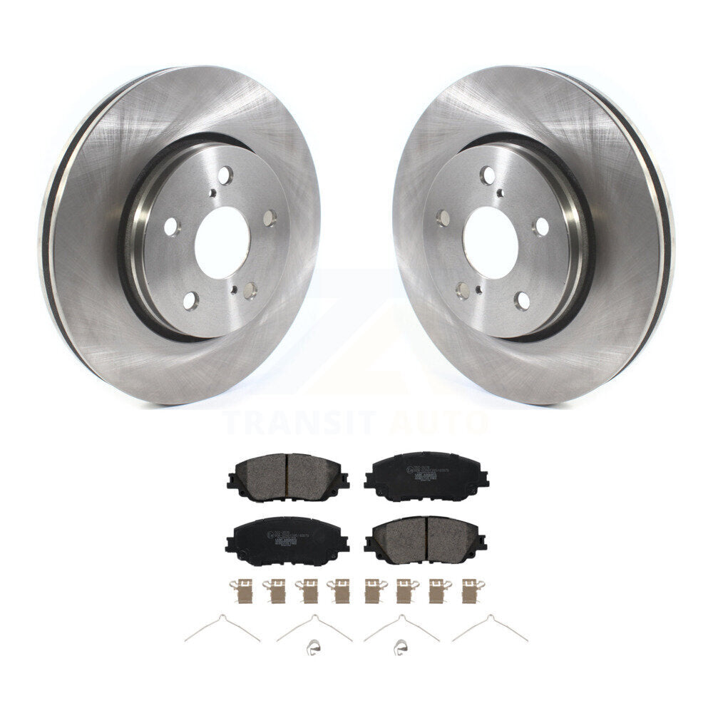 Front Brake Rotor Ceramic Pad Kit For Toyota C-HR Vehicles Manufactured In Japan