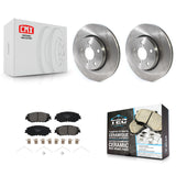 Front Brake Rotor Ceramic Pad Kit For Toyota C-HR Vehicles Manufactured In Japan