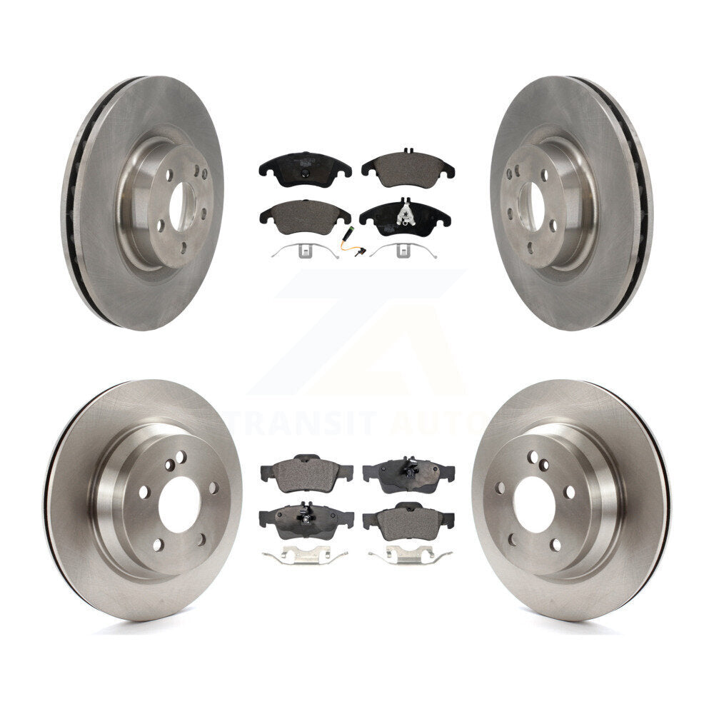 [Front+Rear] 2015-2016 Mercedes-Benz E400 Sedan Premium OE Brake Rotors & Ceramic Pads Kit For Max Braking