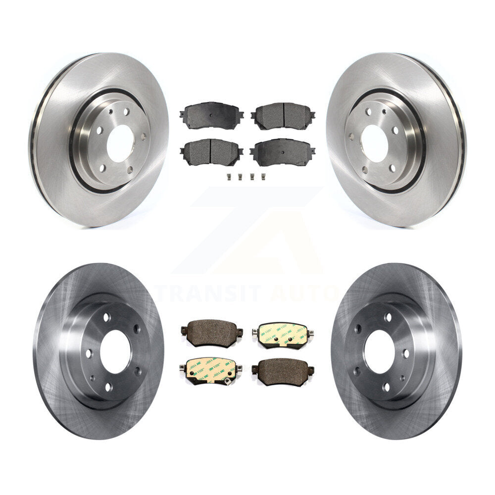 [Front+Rear] 2021 Mazda 6 Turbocharged Premium OE Brake Rotors & Ceramic Pads Kit For Max Braking