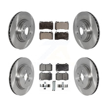Charger l'image dans la galerie, Front Rear Disc Brake Rotor &amp; Ceramic Pad Kit For Tesla S X With Brembo Calipers