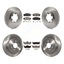 Charger l&#39;image dans la galerie, [Front+Rear] 2004 Nissan Pathfinder From 08 Premium OE Brake Rotors &amp; Ceramic Pads Kit For Max Braking