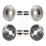 [Front+Rear] 2007 Nissan TITAN From 04 07 Premium OE Brake Rotors & Ceramic Pads Kit For Max Braking