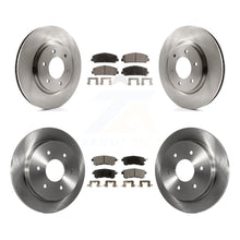 Load image into Gallery viewer, Front Rear Brake Rotors Ceramic Pad Kit For 17-19 Nissan Armada With Solid Rotor