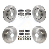 [Front+Rear] 2022 Toyota Camry TRD Premium OE Brake Rotors & Ceramic Pads Kit For Max Braking