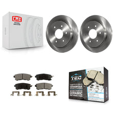 Load image into Gallery viewer, [Rear] 2017-2019 Nissan Armada With Solid Rotor Premium OE Brake Rotors &amp; Ceramic Pads Kit For Max Braking