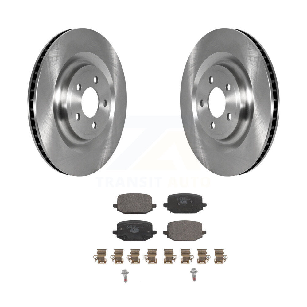 Rear Disc Brake Rotors And Ceramic Pads Kit For 2022 Ford Explorer 3.3L