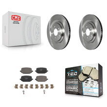 Charger l'image dans la galerie, Rear Disc Brake Rotors And Ceramic Pads Kit For 2022 Ford Explorer 3.3L