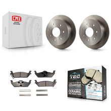 Load image into Gallery viewer, [Rear] 2004 Ford F-150 With Solid Rear Premium OE Brake Rotors &amp; Ceramic Pads Kit For Max Braking