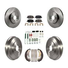 Load image into Gallery viewer, Front Rear Disc Brake Rotors Ceramic Pads And Drum Kit (7Pc) For Chevrolet Trax
