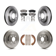 Charger l'image dans la galerie, Front Rear Disc Brake Rotors Ceramic Pad And Drum Kit For Mazda Protege Protege5