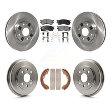 Load image into Gallery viewer, Front Rear Disc Brake Rotors Ceramic Pads And Drum Kit For Mazda Protege