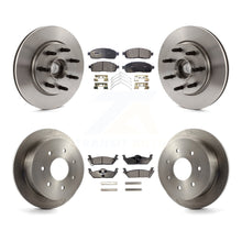 Load image into Gallery viewer, Front Rear Disc Brake Rotors And Ceramic Pads Kit For 2004 Ford F-150 RWD