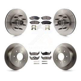 Front Rear Disc Brake Rotors And Ceramic Pads Kit For 2004 Ford F-150 RWD