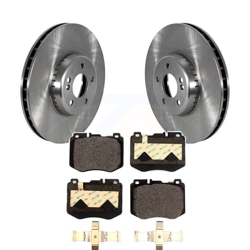 Front Disc Brake Rotors And Ceramic Pads Kit For Mercedes-Benz C300 C400 C350e