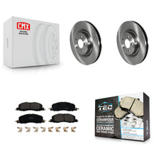 Load image into Gallery viewer, Front Brake Rotors &amp; Ceramic Pad Kit For 2020-2022 Ford Explorer Lincoln Aviator