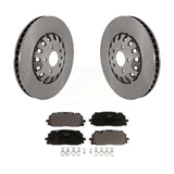 Front Disc Brake Rotor Ceramic Pad Kit For Audi Q7 Q8 A6 Quattro A7 Sportback A8