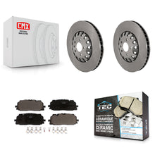 Load image into Gallery viewer, Front Disc Brake Rotor Ceramic Pad Kit For Audi Q7 Q8 A6 Quattro A7 Sportback A8