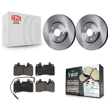 Load image into Gallery viewer, Front Disc Brake Rotors And Ceramic Pad Kit For 2020 Chevrolet Corvette Stingray