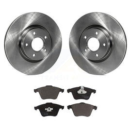 [Front] 2004 Volvo S40 With 5 Lug Wheels Premium OE Brake Rotors & Ceramic Pads Kit For Max Braking