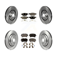 Charger l'image dans la galerie, Front Rear Disc Brake Rotors And Ceramic Pads Kit For Audi A8 Quattro
