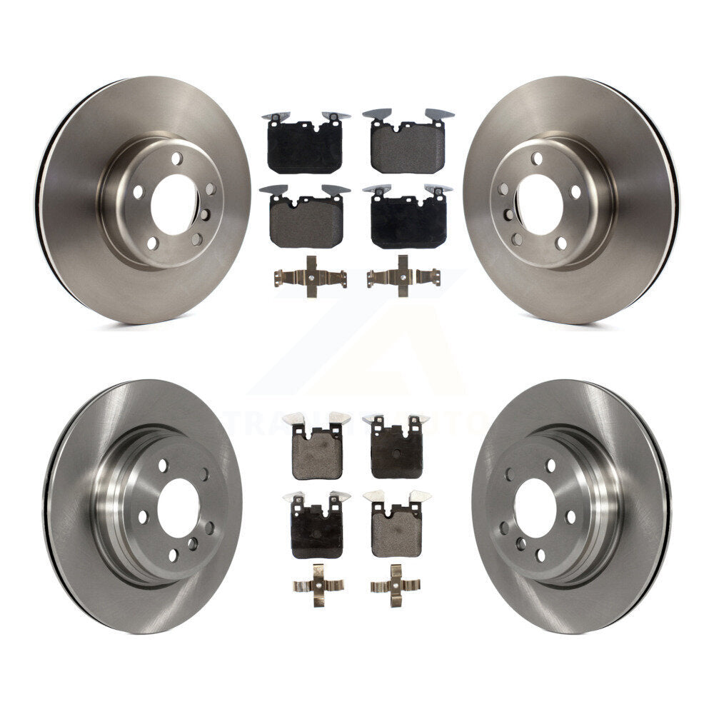 Front Rear Disc Brake Rotors And Ceramic Pads Kit For BMW 428i