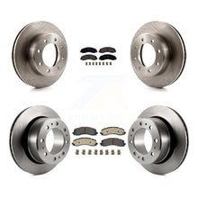 Charger l&#39;image dans la galerie, [Front+Rear] 2019-2022 Ram 2500 3500 Premium OE Brake Rotors &amp; Ceramic Pads Kit For Max Braking