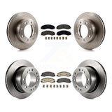 [Front+Rear] 2019-2022 Ram 2500 3500 Premium OE Brake Rotors & Ceramic Pads Kit For Max Braking