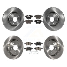 Charger l&#39;image dans la galerie, [Front+Rear] 2004 Volvo S40 With 5 Lug Wheels Premium OE Brake Rotors &amp; Ceramic Pads Kit For Max Braking