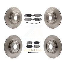 Charger l'image dans la galerie, Front Rear Disc Brake Rotors And Ceramic Pads Kit For Audi S4 S5