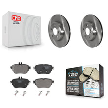 Charger l'image dans la galerie, [Rear] 2017-2018 Mercedes-Benz E300 Premium OE Brake Rotors &amp; Ceramic Pads Kit For Max Braking