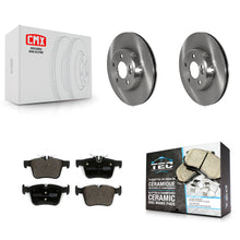 Load image into Gallery viewer, Rear Disc Brake Rotors And Ceramic Pads Kit For Mercedes-Benz C300 C400 C350e
