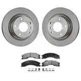 Rear Brake Rotor Ceramic Pad Kit For Chevrolet Express 4500 3.20