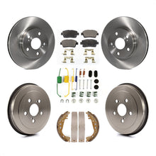 Charger l'image dans la galerie, Front Rear Disc Brake Rotor Ceramic Pad And Drum Kit (7Pc) For 2008 Toyota Prius