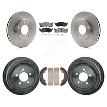 Charger l&#39;image dans la galerie, Front Rear Brake Rotor Ceramic Pad &amp; Drum Kit For Dodge Grand Caravan Plymouth