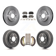 Charger l'image dans la galerie, Front Rear Disc Brake Rotors Ceramic Pads And Drum Kit For Chevrolet Malibu