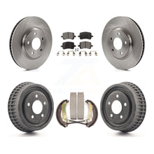 Charger l'image dans la galerie, Front Rear Disc Brake Rotors Ceramic Pads And Drum Kit For Chevrolet Malibu