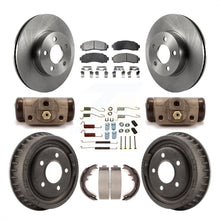 Charger l'image dans la galerie, Front Rear Disc Brake Rotors Ceramic Pads And Drum Kit (9Pc) For Mazda B4000