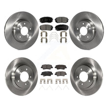 Charger l'image dans la galerie, Front Rear Disc Brake Rotor And Ceramic Pad Kit For Hyundai Elantra GT Kia Forte