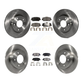 [Front+Rear] 2018 Kia Forte SX Premium OE Brake Rotors & Ceramic Pads Kit For Max Braking