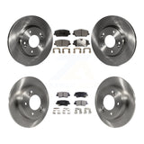 [Front+Rear] 2018 Kia Forte SX Premium OE Brake Rotors & Ceramic Pads Kit For Max Braking