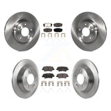 Front Rear Disc Brake Rotors Ceramic Pad Kit For 2022 Hyundai Kona FWD with 1.6L