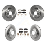 Front Rear Disc Brake Rotors Ceramic Pad Kit For 2022 Hyundai Kona FWD with 1.6L