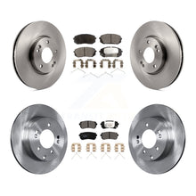 Charger l'image dans la galerie, Front Rear Disc Brake Rotors And Ceramic Pads Kit For Hyundai Sonata