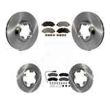 Front Rear Disc Brake Rotors And Ceramic Pads Kit For Ford Transit-350